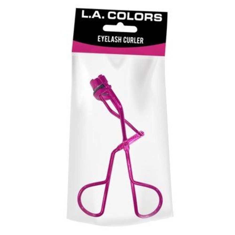 L.A. Colors Eyelash Curler Womens OS Pink New Metallic Beauty Tool